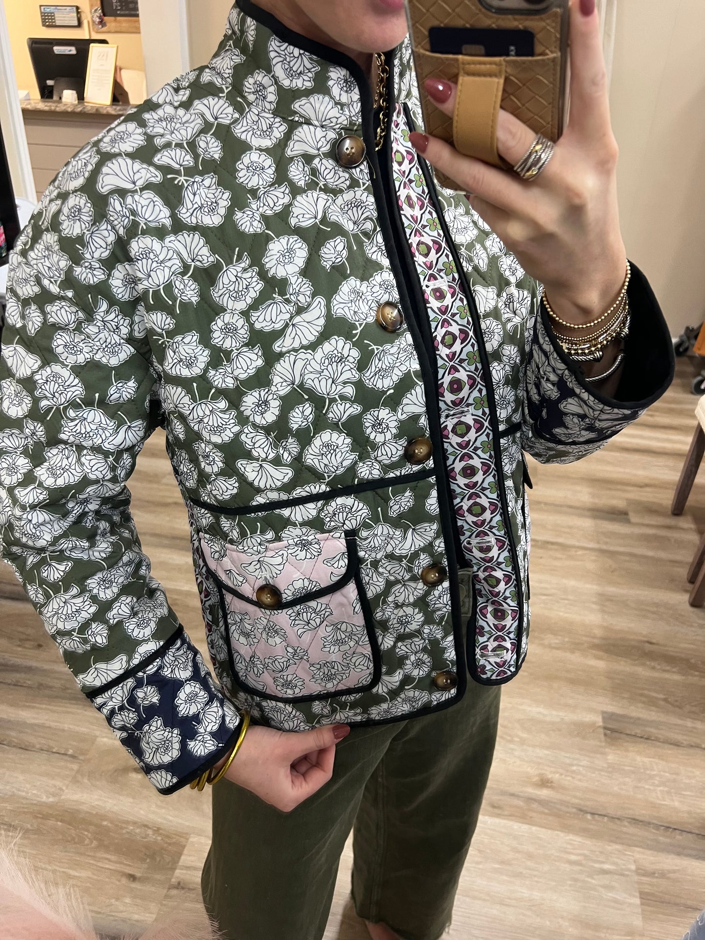 Neutral Quilted Jacket