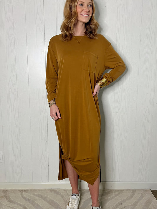 Lounge Around Midi Dress